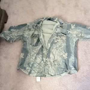 Mens Woolrich camo shirt